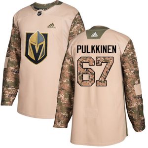 Herren Vegas Golden Knights Eishockey Trikot Teemu Pulkkinen #67 Authentic Camo Veterans Day Practice